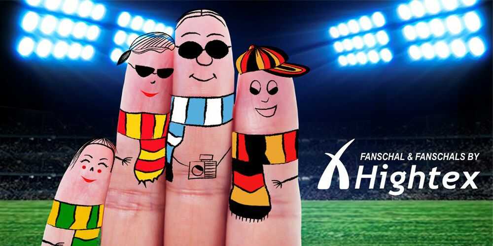 Karnevals Schals gestrickt vom Fanschal Hersteller - Fanschalstrickerei